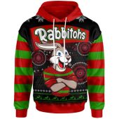 South Sydney Rabbitohs Hoodie - South Sydney Rabbitohs Ugly Christmas Knitted Hoodie
