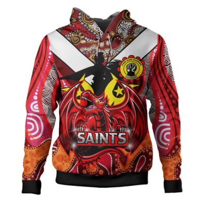 St. George Illawarra Dragons Naidoc Hoodie - Aboriginal Inspired Hoodie