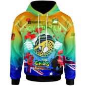 Parramatta Eels Hoodie - Custom Parramatta Eels Remembrance Day And Poppies Hoodie