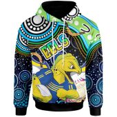 Parramatta Eels Hoodie - Custom Electric Eel With Aboriginal Inspired Patterns Hoodie