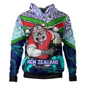 New Zealand Warriors Naidoc Custom Hoodie - Maori Pattern with Torres Strait and Aboriginal Inspired Style Hoodie