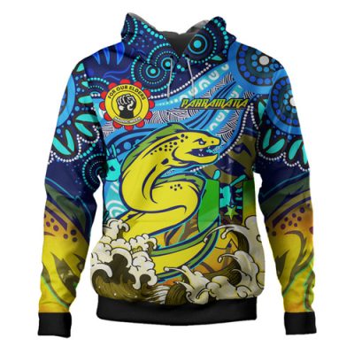 Parramatta Eels Naidoc Week Custom Hoodie - Aboriginal Inspired Patterns Hoodie