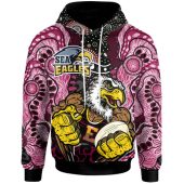Australia Sea Eagles Hoodie - Custom Australia Sea Eagles Ball Aboriginal Inspired Indigenous Sport Style Hoodie
