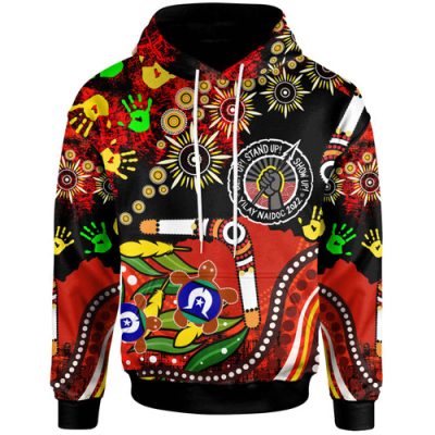 Australia Naidoc Week Hoodie - Naidoc Week Sorry Day Indigenous Aboriginal Inspired Culture Turtle and Boomerang Hoodie