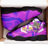 Cane Toads High Top Basketball Shoes J 13 - Cane Toads Naidoc Week and Aboriginal Inspired Flag Sneakers