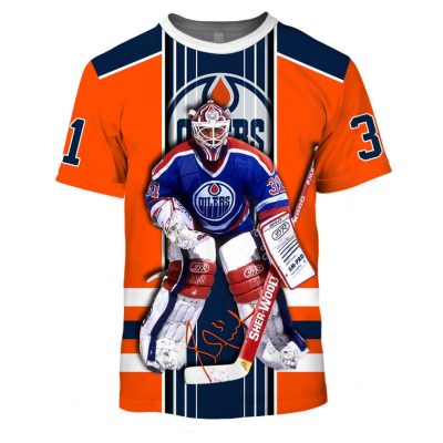 Edmonton Oilers Grant Fuhr #31 Limited Edition 3D All Over Printed Shirts For Men & Women MON-T9NHLOilers007 - OldSchoolThings - Personalize Your Own New & Retro Sports Jerseys, Hoodies, T Shirts