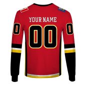 Mon Yourname Nhlcalgary Long Sleeve Back.jpg - demo10