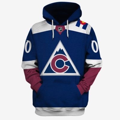 MON-YOURNAME_NHLColorado1 Personalized Colorado Avalanche Limited Edition 3D All Over Printed Shirts For Men & Women - OldSchoolThings - Personalize Your Own New & Retro Sports Jerseys, Hoodies, T Shirts