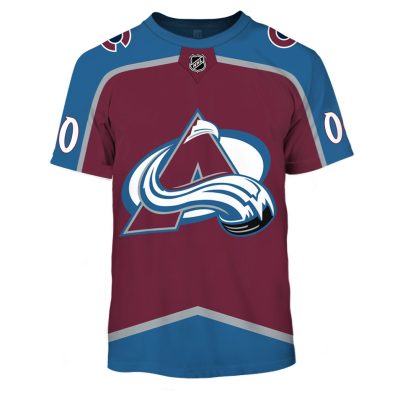 MON-YOURNAME_NHLColorado2 Personalized Colorado Avalanche Limited Edition 3D All Over Printed Shirts For Men & Women - OldSchoolThings - Personalize Your Own New & Retro Sports Jerseys, Hoodies, T Shirts
