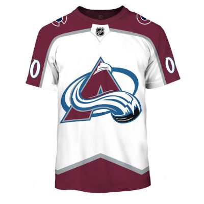 MON-YOURNAME_NHLColorado3 Personalized Colorado Avalanche Jersey Limited Edition 3D All Over Printed Shirts For Men & Women - OldSchoolThings - Personalize Your Own New & Retro Sports Jerseys, Hoodies, T Shirts
