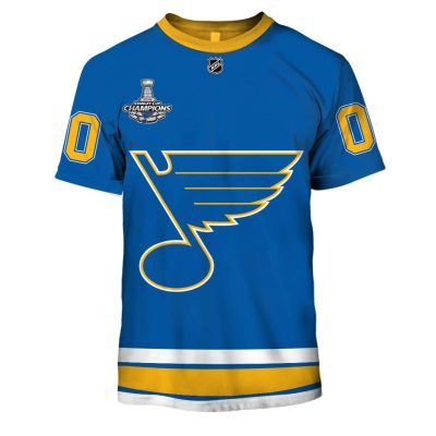 MON-YOURNAME_NHLLouis1 Personalized St. Louis Blues Limited Edition 3D All Over Printed Shirts For Men & Women - OldSchoolThings - Personalize Your Own New & Retro Sports Jerseys, Hoodies, T Shirts