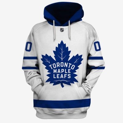 MON-YOURNAME_NHLTorontoAway Personalize Toronto Maple Leafs Limited Edition 3D All Over Printed Shirts For Men & Women - OldSchoolThings - Personalize Your Own New & Retro Sports Jerseys, Hoodies, T Shirts