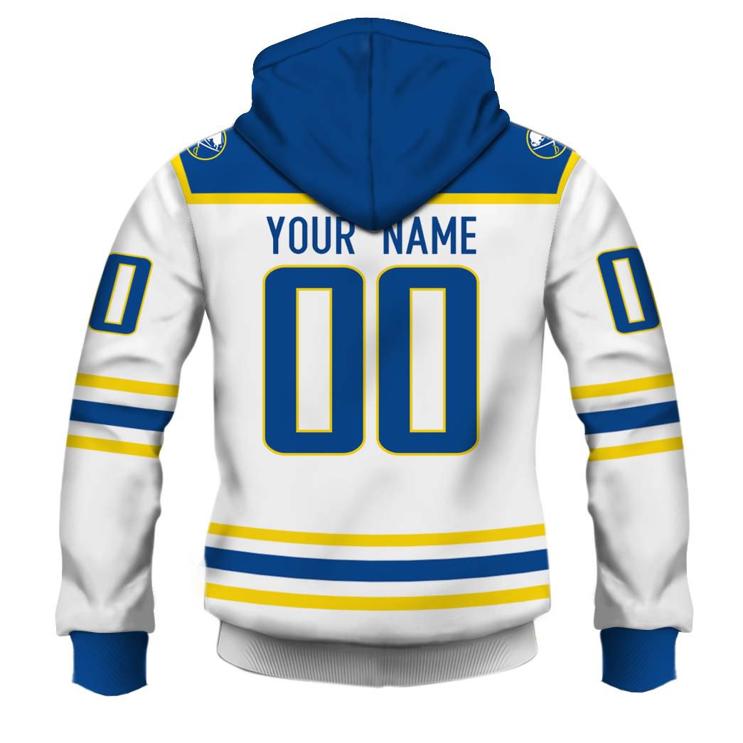 Personalized Buffalo Sabres 80s 90s Home Vintage NHL Throwback Jersey - OldSchoolThings - Personalize Your Own New & Retro Sports Jerseys, Hoodies, T Shirts