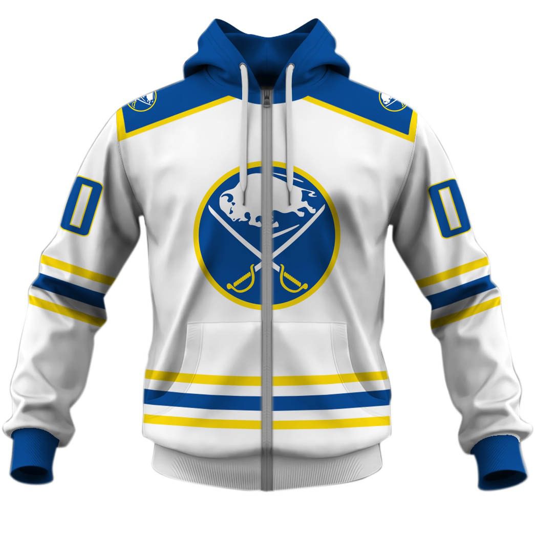Personalized Buffalo Sabres 80s 90s Home Vintage NHL Throwback Jersey - OldSchoolThings - Personalize Your Own New & Retro Sports Jerseys, Hoodies, T Shirts