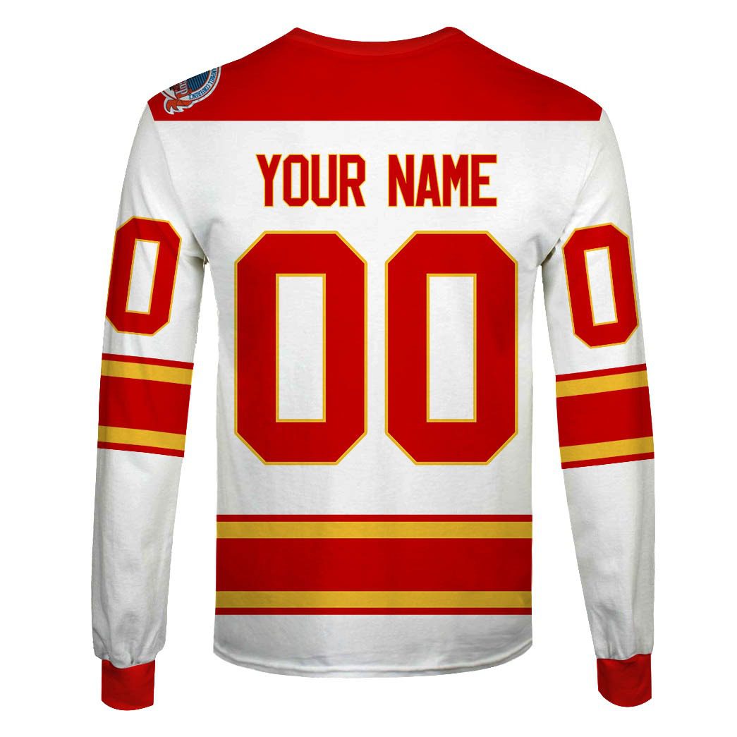 Personalized Calgary Flames 1981 - 1994 Vintage Home Jersey - OldSchoolThings - Personalize Your Own New & Retro Sports Jerseys, Hoodies, T Shirts