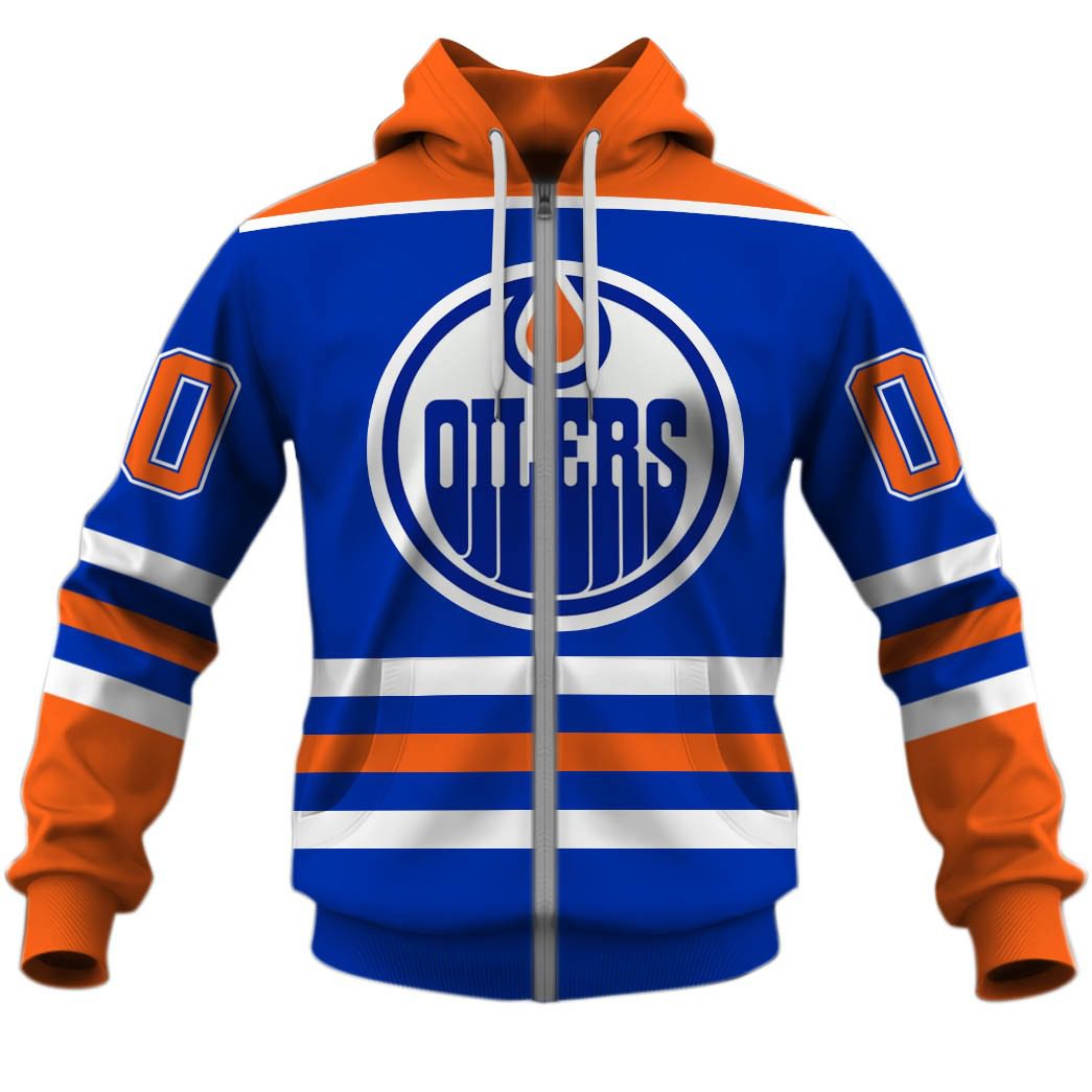 Personalized Edmonton Oilers 80s Throwback Vintage Hockey Away Jersey - OldSchoolThings - Personalize Your Own New & Retro Sports Jerseys, Hoodies, T Shirts
