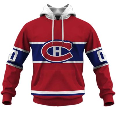 Personalized Montreal Canadiens 60s 70s Throwback Vintage Home Jersey - OldSchoolThings - Personalize Your Own New & Retro Sports Jerseys, Hoodies, T Shirts