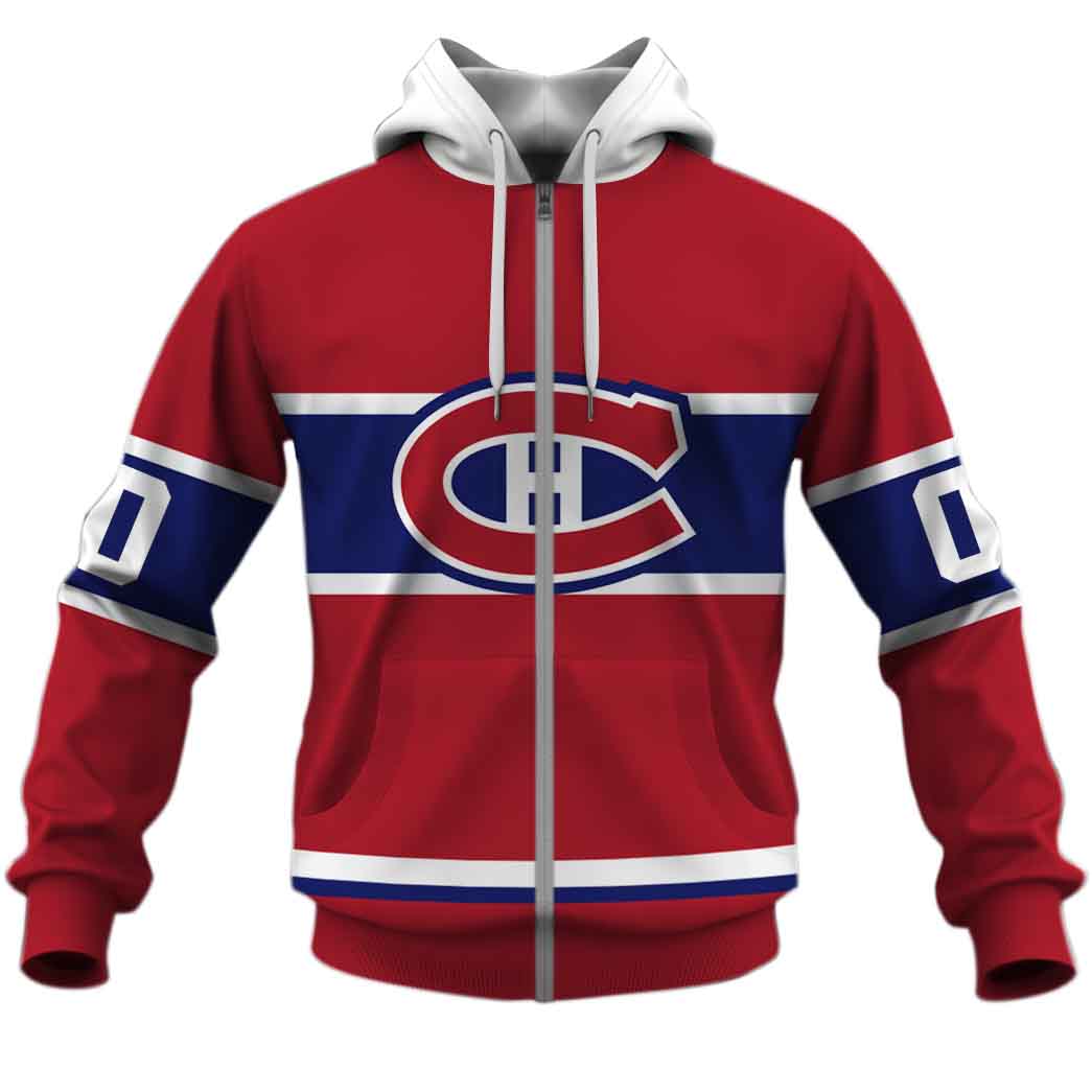 Personalized Montreal Canadiens 60s 70s Throwback Vintage Home Jersey - OldSchoolThings - Personalize Your Own New & Retro Sports Jerseys, Hoodies, T Shirts