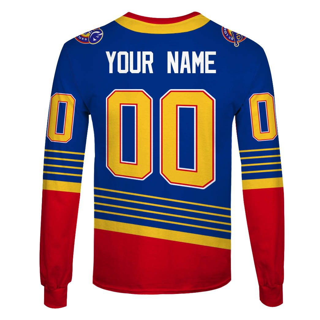 Personalized St. Louis Blues Throwback Vintage NHL Hockey Away Jersey - OldSchoolThings - Personalize Your Own New & Retro Sports Jerseys, Hoodies, T Shirts