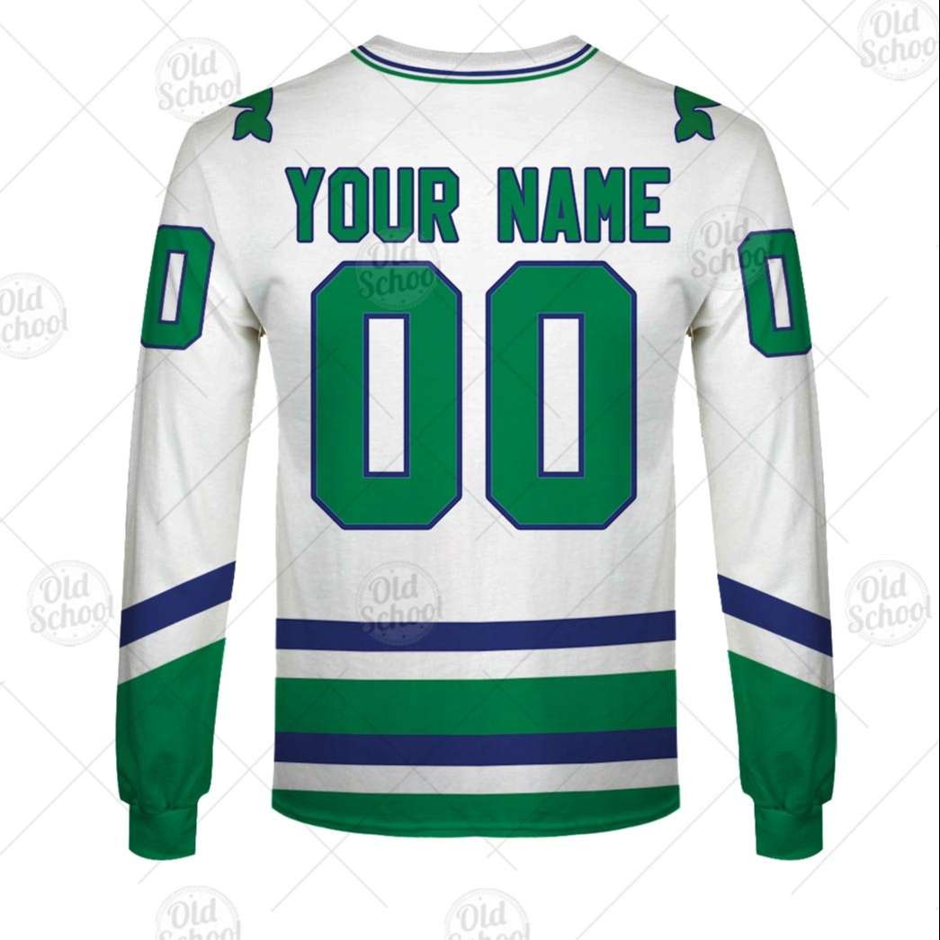 Personalized Hartford Whalers / Carolina Hurricanes Vintage NHL Jersey - OldSchoolThings - Personalize Your Own New & Retro Sports Jerseys, Hoodies, T Shirts