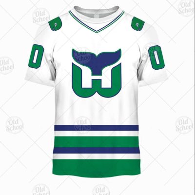 Personalized Hartford Whalers / Carolina Hurricanes Vintage NHL Jersey - OldSchoolThings - Personalize Your Own New & Retro Sports Jerseys, Hoodies, T Shirts