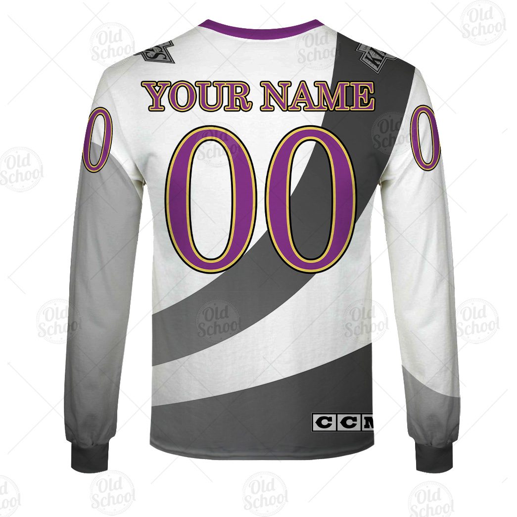 Personalized Los Angeles Kings Vintage Throwback NHL Jersey - OldSchoolThings - Personalize Your Own New & Retro Sports Jerseys, Hoodies, T Shirts