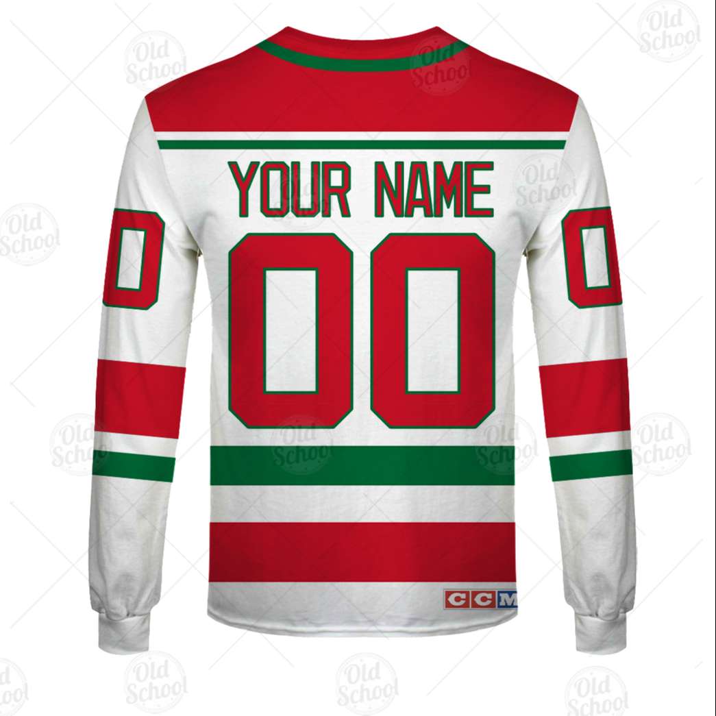 Personalized Vintage NHL New Jersey Devils Throwback Jersey White - OldSchoolThings - Personalize Your Own New & Retro Sports Jerseys, Hoodies, T Shirts