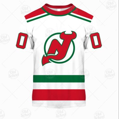 Personalized Vintage NHL New Jersey Devils Throwback Jersey White - OldSchoolThings - Personalize Your Own New & Retro Sports Jerseys, Hoodies, T Shirts