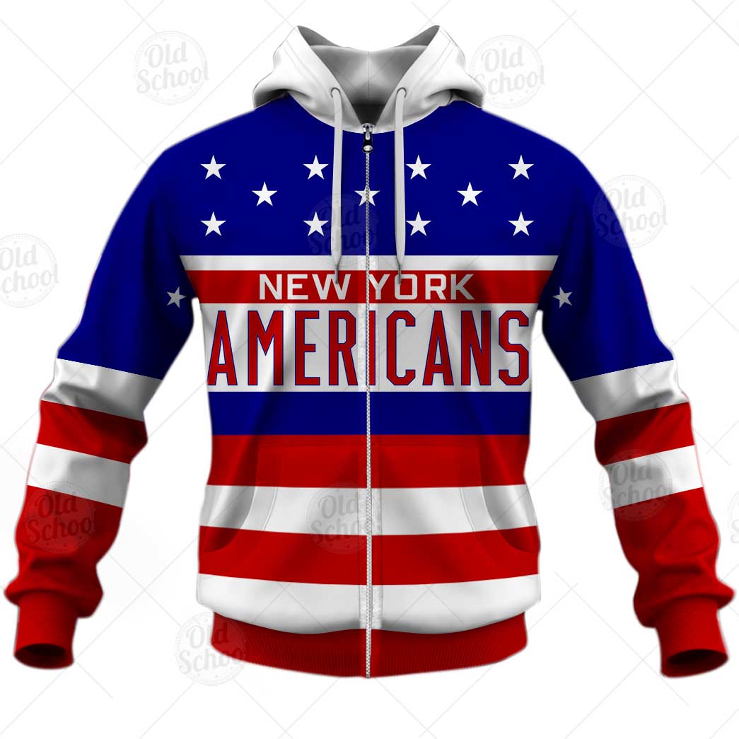 Personalized Vintage NHL New York Americans Throwback Jersey - OldSchoolThings - Personalize Your Own New & Retro Sports Jerseys, Hoodies, T Shirts