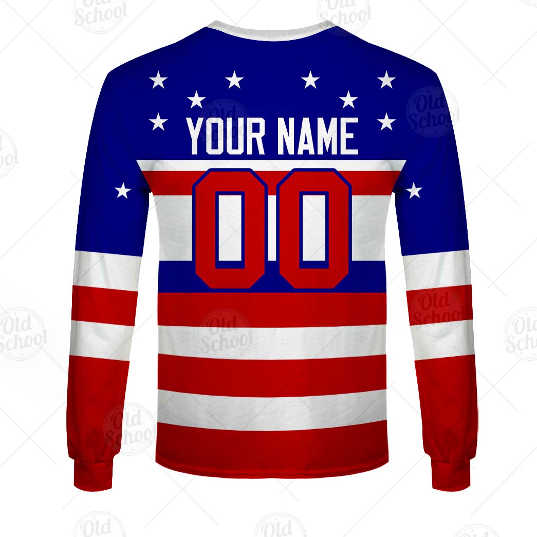 Personalized Vintage NHL New York Americans Throwback Jersey - OldSchoolThings - Personalize Your Own New & Retro Sports Jerseys, Hoodies, T Shirts