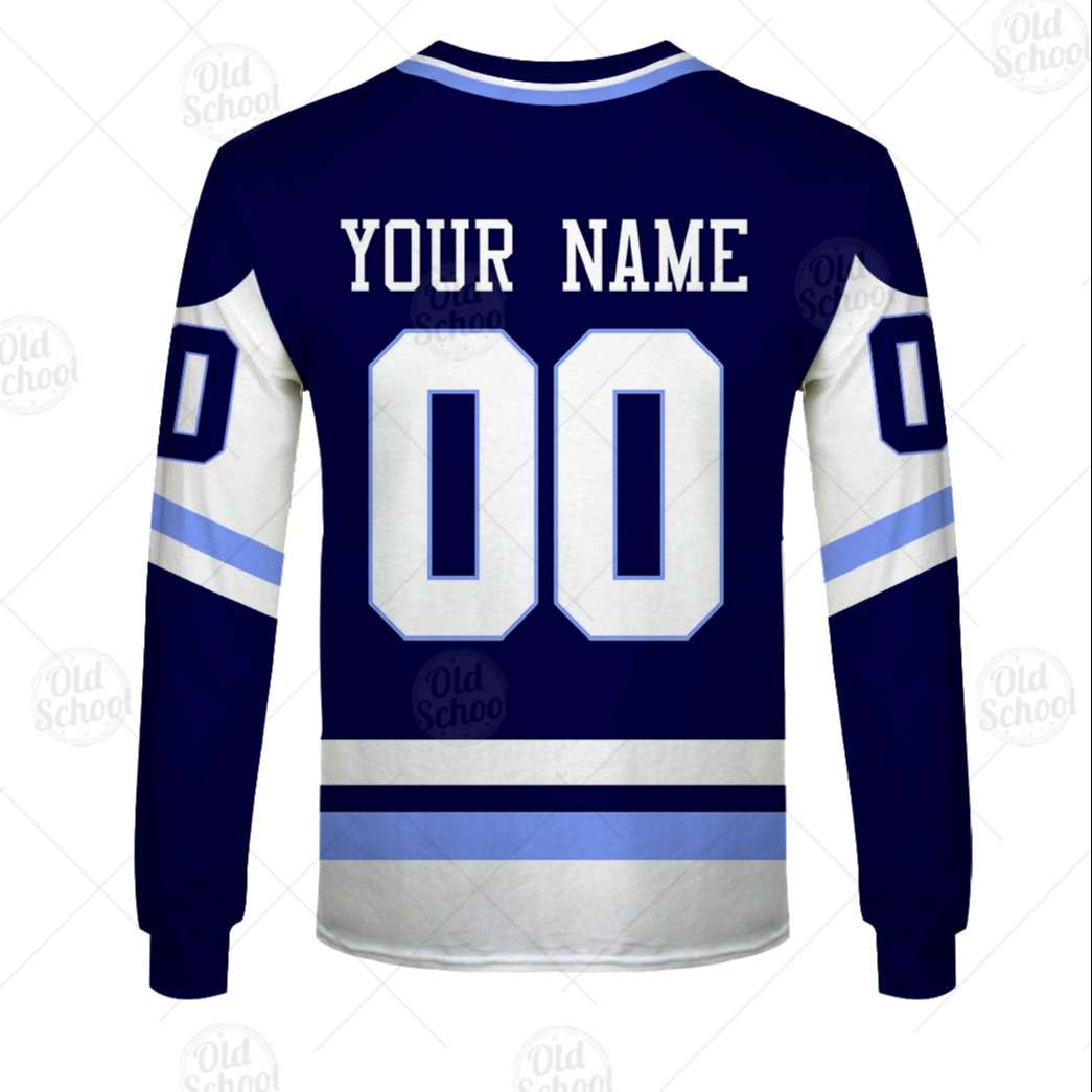 Personalized Vintage NHL Pittsburgh Penguins Navy Blue Jersey - OldSchoolThings - Personalize Your Own New & Retro Sports Jerseys, Hoodies, T Shirts