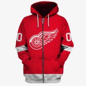 Mon Yourname Nhlwings Hoodie Zip Front.jpg - demo10