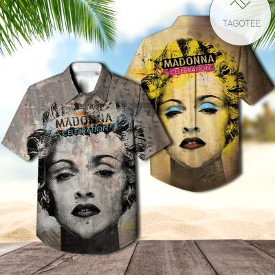 Madonna Celebration Album Cover Hawaiian Shirt