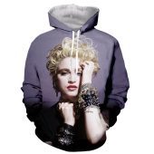 Madonna Light Purple Pullover Hoodie
