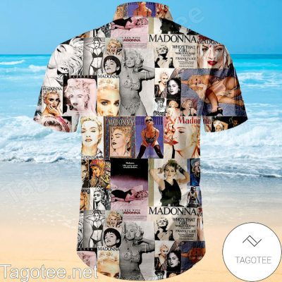 Madonna Albums Hawaiian Shirt