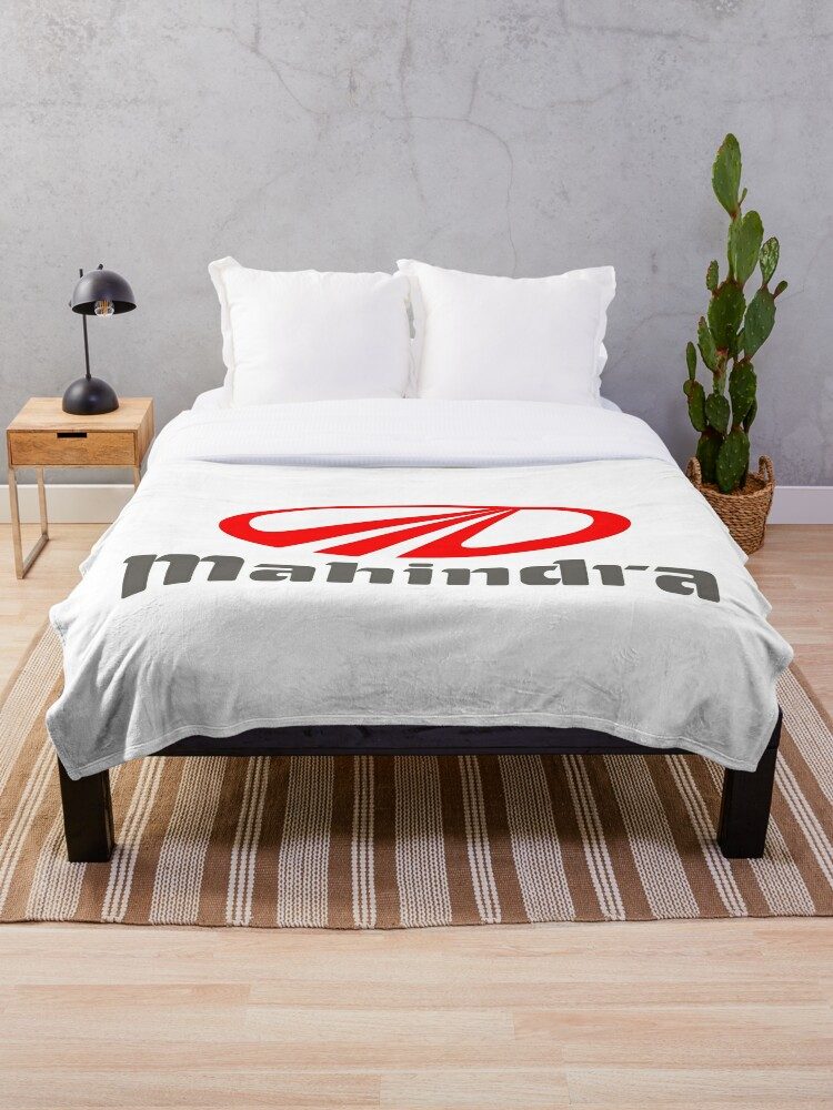 Mahindra White Fleece Blanket Mahindra White Fleece Blanket