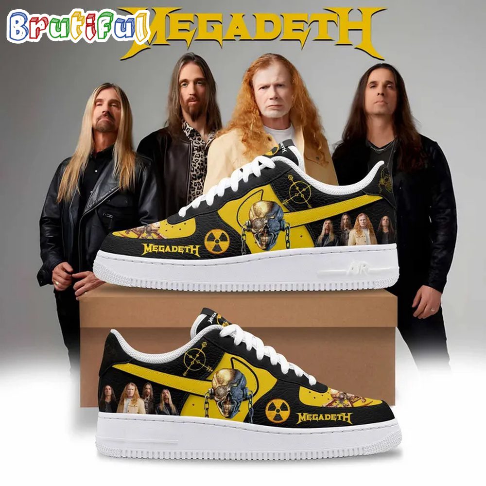 Megadeth Music Band Air Force 1 Shoes Sneaker Megadeth Music Band Air Force 1 Shoes Sneaker