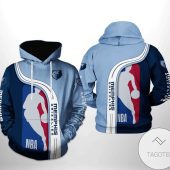 NBA Memphis Grizzlies Blue Black Highway Pullover Hoodie