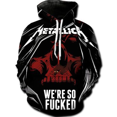Metallica We?re So Fucked Pullover Hoodie