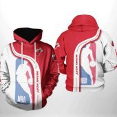 NBA Miami Heat White Red Highway Pullover Hoodie