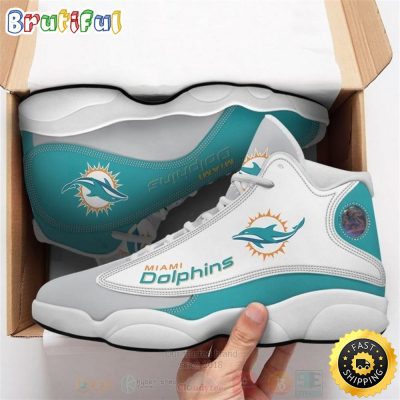 Miami Dolphins Football Nfl Air Jordan 13 Shoes