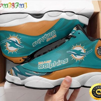 Miami Dolphins Nfl Ver 4 Air Jordan 13 Sneaker