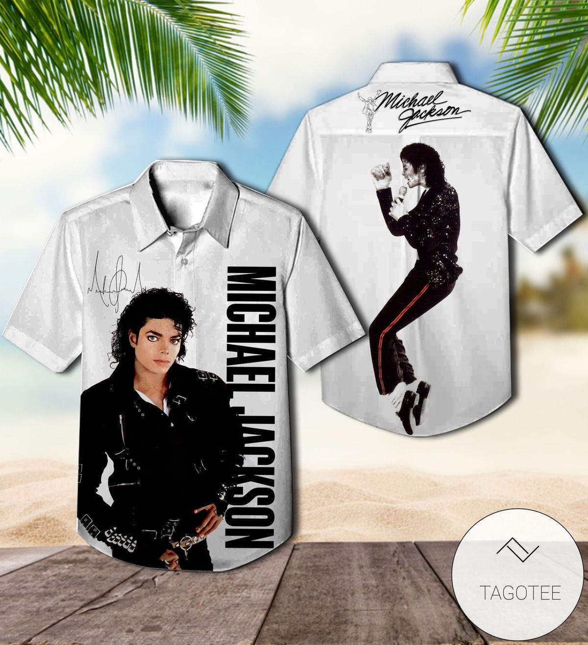 Michael Jackson Signature Hawaiian Shirt Michael Jackson Signature Hawaiian Shirt