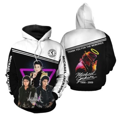 Michael Jackson Thank You For The Memories Pullover Hoodie
