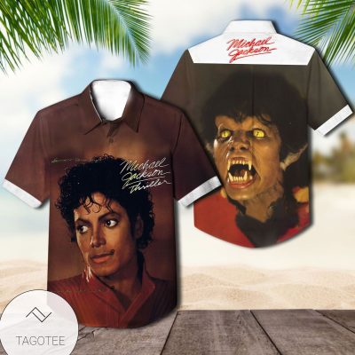 Michael Jackson Thriller Single 12 Inch Hawaiian Shirt