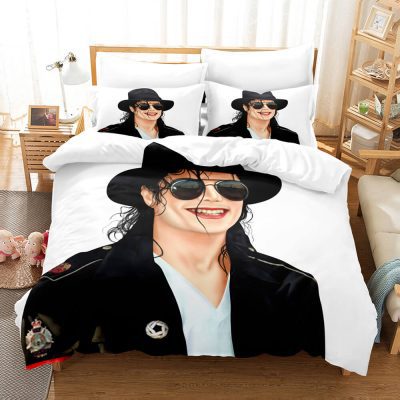Michael Jackson White Bedding Set V3