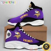 Minnesota Vikings Nfl Air Jordan 13 Shoes 3