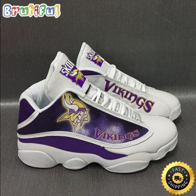 Minnesota Vikings Nfl Ver 1 Air Jordan 13 Sneaker