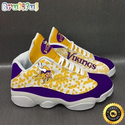Minnesota Vikings Nfl Ver 2 Air Jordan 13 Sneaker