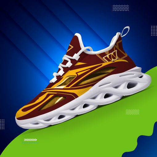NFL Washington Commanders Brown Yellow Max Soul Shoes V2 NFL Washington Commanders Brown Yellow Max Soul Shoes V2
